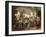 Old Vienne Coffee House Scene, C.1900 (Painting)-Anonymous Anonymous-Framed Giclee Print