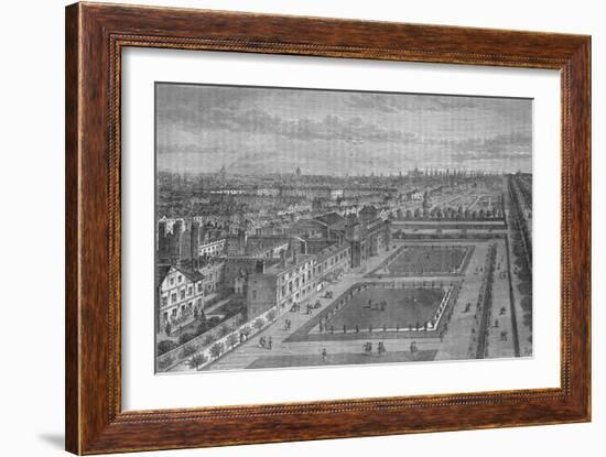 Old view of St James's Palace, Westminster, London, before the Great Fire of London, c1870 (1878)-Joseph Swain-Framed Giclee Print