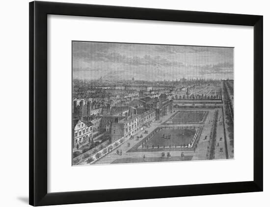Old view of St James's Palace, Westminster, London, before the Great Fire of London, c1870 (1878)-Joseph Swain-Framed Giclee Print