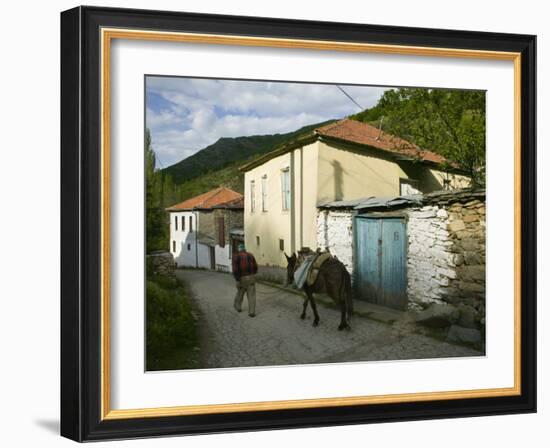 Old Vlach Mountain Village, Maloviste Village, Pelister National Park, Macedonia-Walter Bibikow-Framed Photographic Print