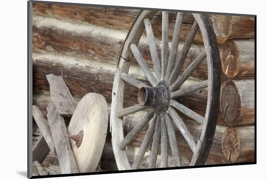 Old Wagon Wheel, Fort Steele, British Columbia, Canada-Jaynes Gallery-Mounted Photographic Print