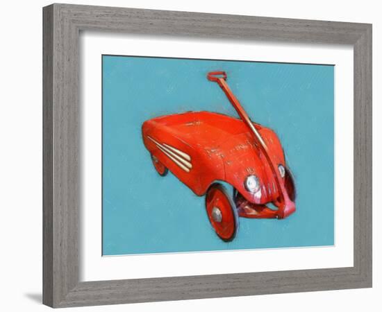 Old Wagon-Michelle Calkins-Framed Art Print