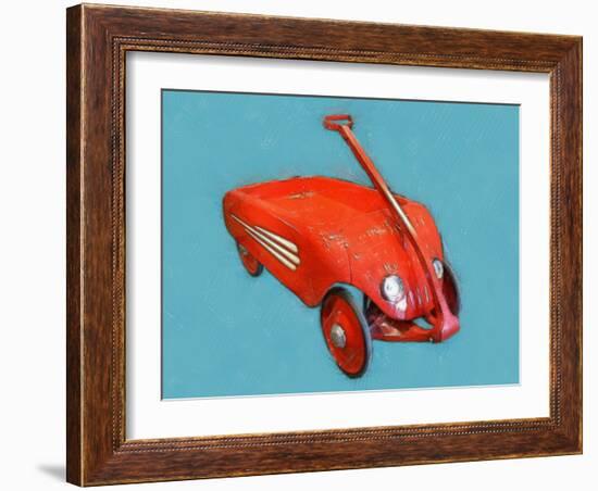 Old Wagon-Michelle Calkins-Framed Art Print