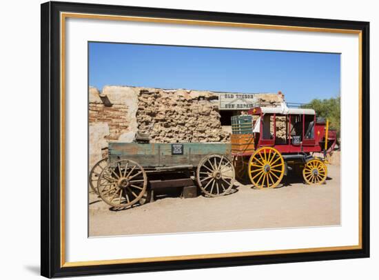 Old Wagons, Old Tucson Studios, Tucson, Arizona, USA-Jamie & Judy Wild-Framed Photographic Print