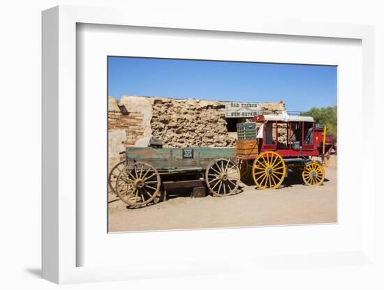 Old Wagons, Old Tucson Studios, Tucson, Arizona, USA-Jamie & Judy Wild-Framed Photographic Print