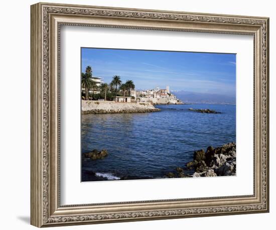 Old Walls and Castle at Antibes, Cote d'Azur, French Riviera, Provence, France-Nigel Francis-Framed Photographic Print