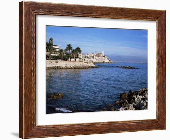 Old Walls and Castle at Antibes, Cote d'Azur, French Riviera, Provence, France-Nigel Francis-Framed Photographic Print