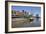 Old warehouses and office buildings from marina of Puerto Madero, San Telmo, Buenos Aires, Argentin-Stuart Black-Framed Photographic Print