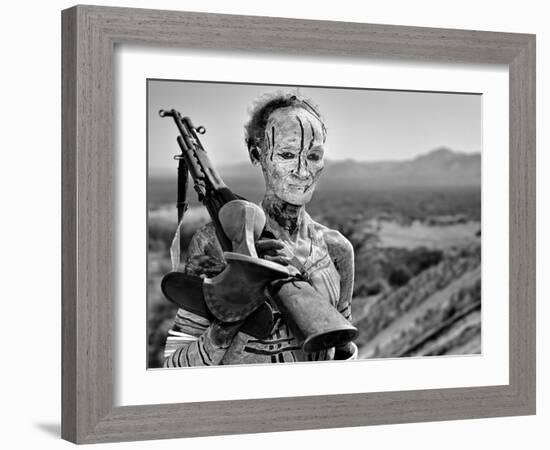 Old Warrior-Izidor Gasperlin-Framed Photographic Print