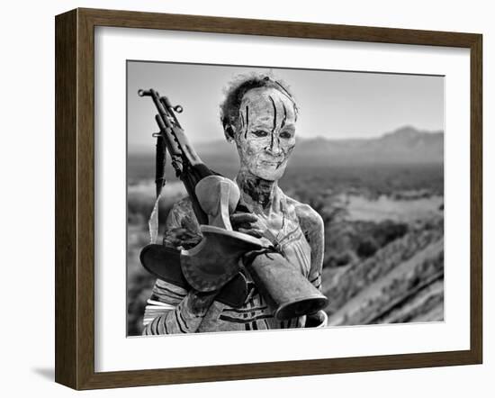 Old Warrior-Izidor Gasperlin-Framed Photographic Print