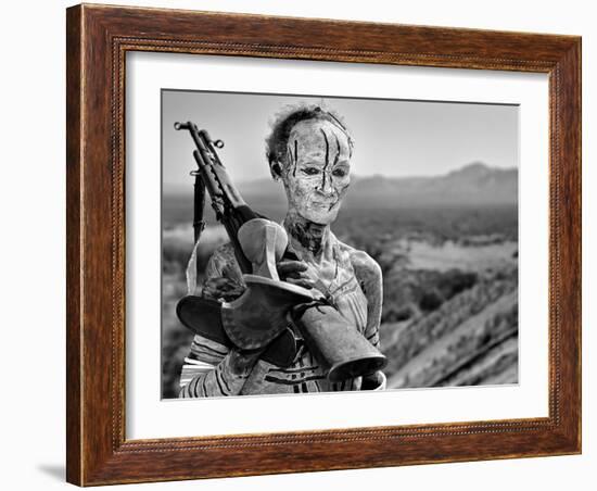 Old Warrior-Izidor Gasperlin-Framed Photographic Print