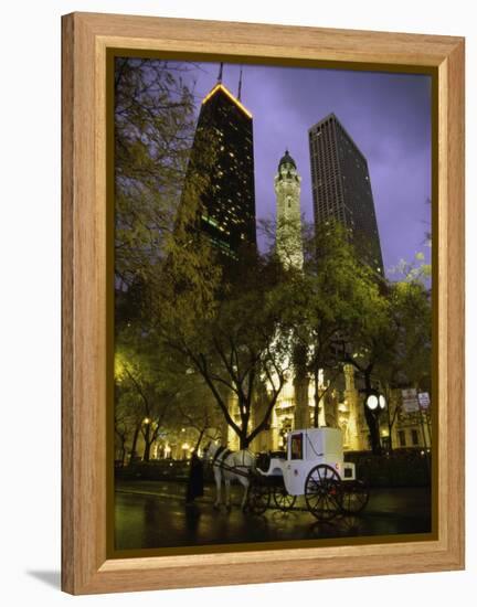 Old Water Tower, Chicago, Illinois, USA-null-Framed Premier Image Canvas