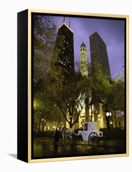 Old Water Tower, Chicago, Illinois, USA-null-Framed Premier Image Canvas
