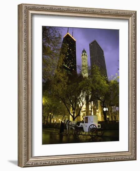 Old Water Tower, Chicago, Illinois, USA-null-Framed Photographic Print