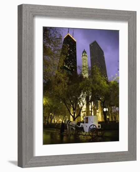 Old Water Tower, Chicago, Illinois, USA-null-Framed Photographic Print