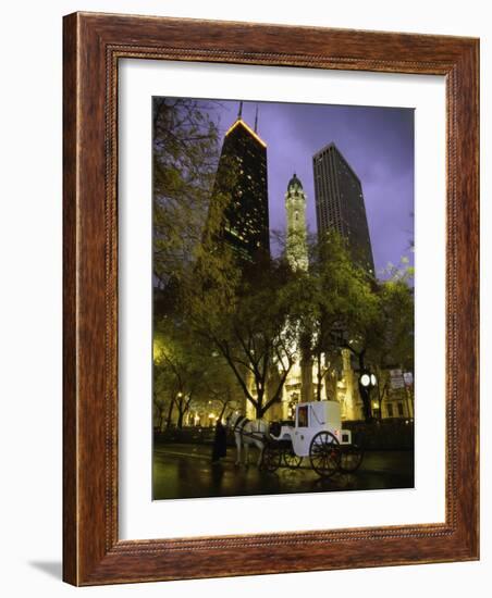 Old Water Tower, Chicago, Illinois, USA-null-Framed Photographic Print