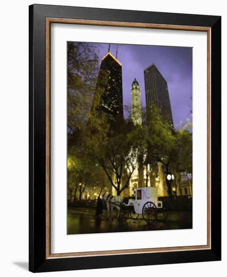 Old Water Tower, Chicago, Illinois, USA-null-Framed Photographic Print