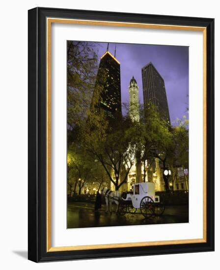 Old Water Tower, Chicago, Illinois, USA-null-Framed Photographic Print
