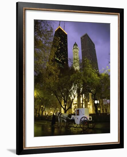 Old Water Tower, Chicago, Illinois, USA-null-Framed Photographic Print