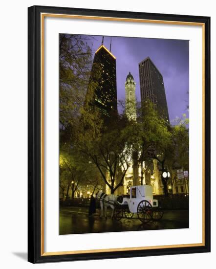 Old Water Tower, Chicago, Illinois, USA-null-Framed Photographic Print