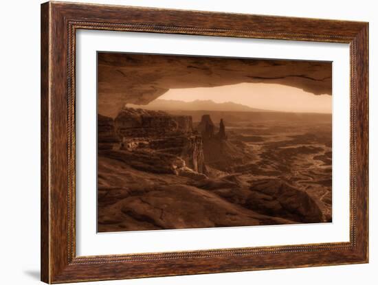 Old West, Mesa Arch, Canyonlands-Vincent James-Framed Photographic Print