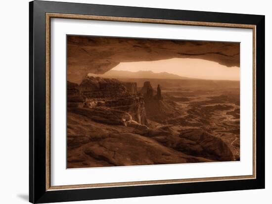 Old West, Mesa Arch, Canyonlands-Vincent James-Framed Photographic Print