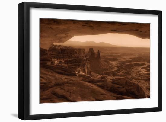 Old West, Mesa Arch, Canyonlands-Vincent James-Framed Photographic Print