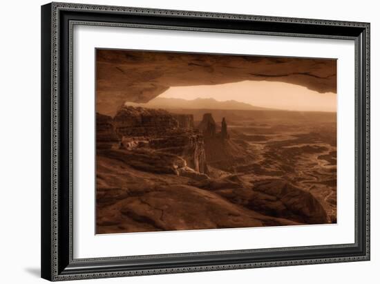 Old West, Mesa Arch, Canyonlands-Vincent James-Framed Photographic Print