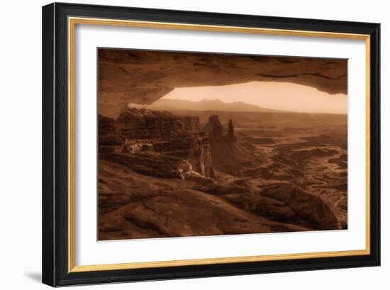 Old West, Mesa Arch, Canyonlands-Vincent James-Framed Photographic Print