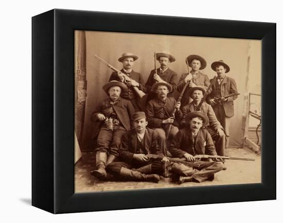 Old West Posse-null-Framed Stretched Canvas