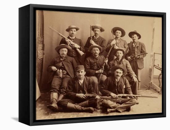 Old West Posse-null-Framed Stretched Canvas