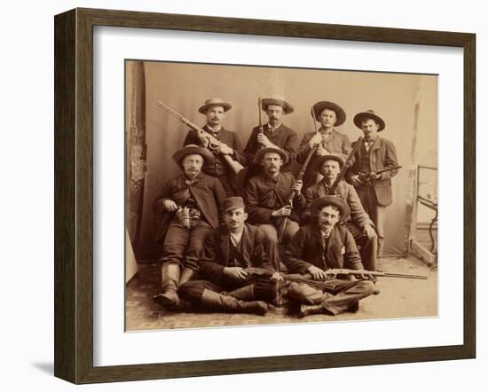 Old West Posse-null-Framed Art Print