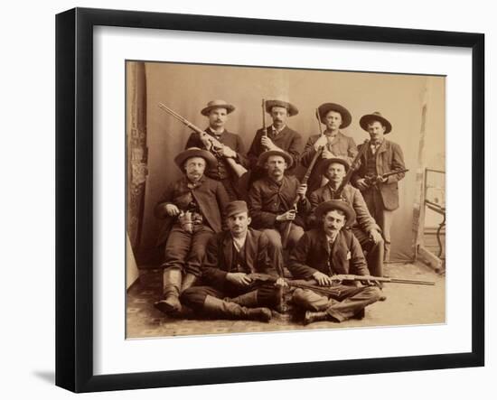 Old West Posse-null-Framed Art Print