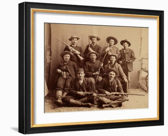 Old West Posse-null-Framed Art Print