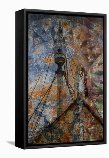 Old Whaling Ship II-Kathy Mahan-Framed Premier Image Canvas