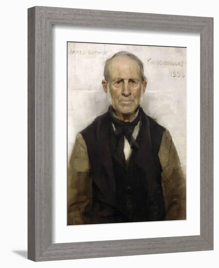 Old Willie - the Village Worthy, 1886-Sir James Guthrie-Framed Giclee Print