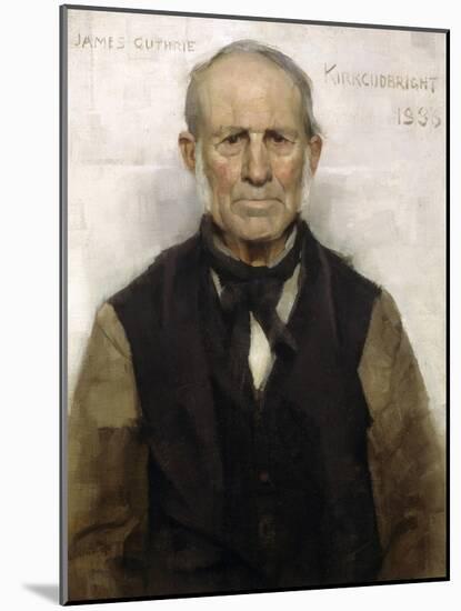 Old Willie - the Village Worthy, 1886-Sir James Guthrie-Mounted Giclee Print