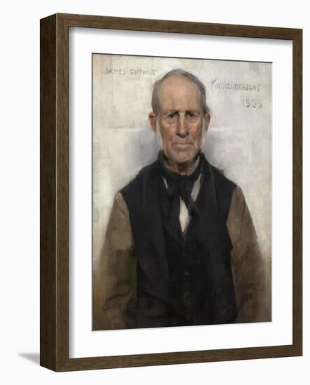 Old Willie - the Village Worthy-Sir James Guthrie-Framed Giclee Print