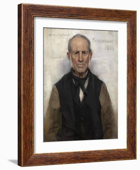 Old Willie - the Village Worthy-Sir James Guthrie-Framed Giclee Print