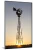 Old Windmill at Sunset Near New England, North Dakota, USA-Chuck Haney-Mounted Photographic Print