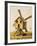 Old Windmill, from a 17th Century Manuscript, Italy-null-Framed Giclee Print