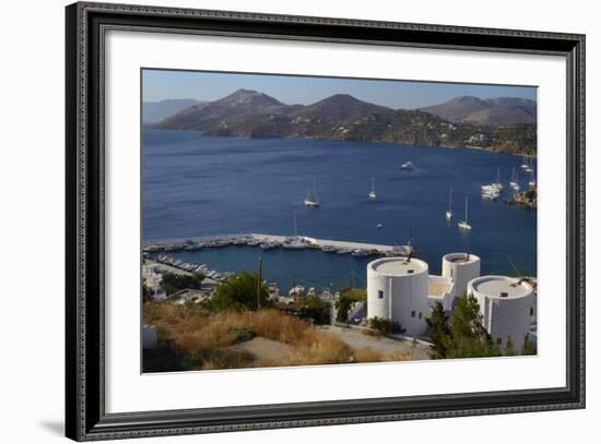 Old Windmills, Greek Islands-Nick Upton-Framed Photographic Print