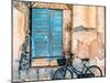 Old Window and Bicycle-George Digalakis-Mounted Photographic Print
