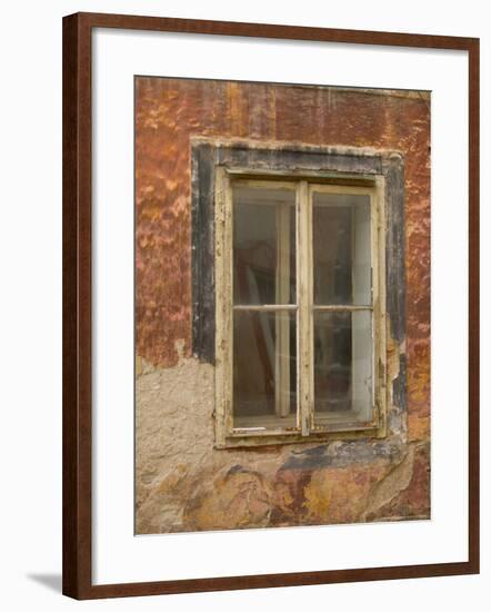 Old Window, Ceske Budejovice, Czech Republic-Russell Young-Framed Photographic Print