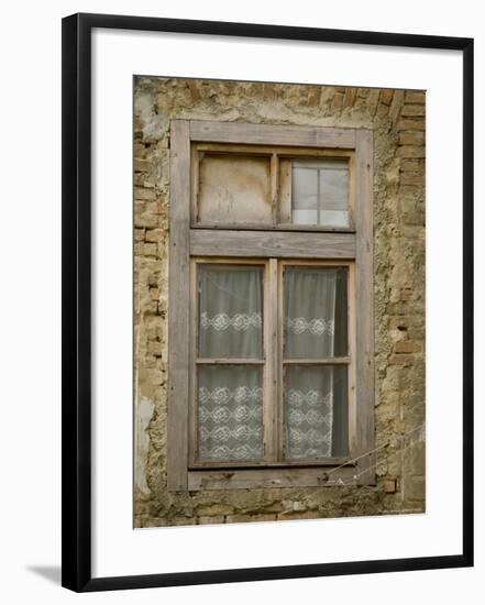 Old Window, Senj, Croatia-Russell Young-Framed Photographic Print