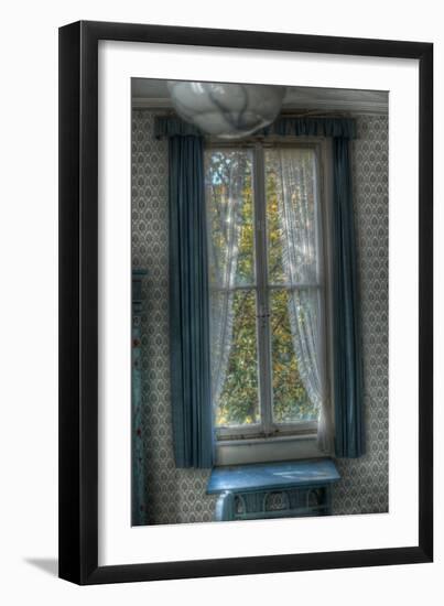 Old Window with Cobwebs-Nathan Wright-Framed Photographic Print