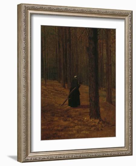 Old Woman Gathering Brush, 1865-Winslow Homer-Framed Giclee Print