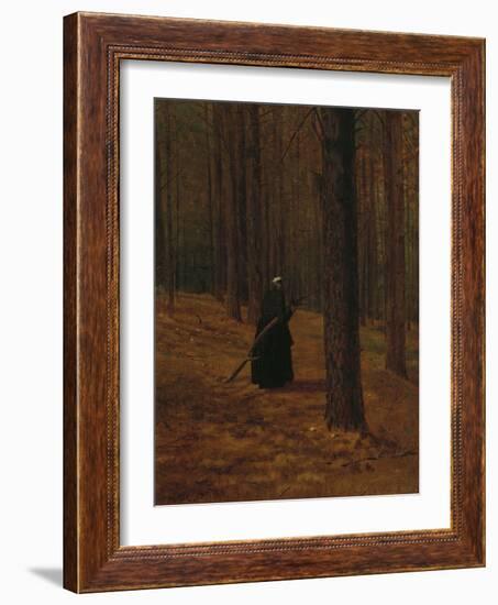 Old Woman Gathering Brush, 1865-Winslow Homer-Framed Giclee Print