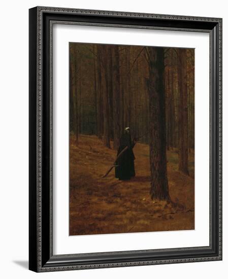 Old Woman Gathering Brush, 1865-Winslow Homer-Framed Giclee Print