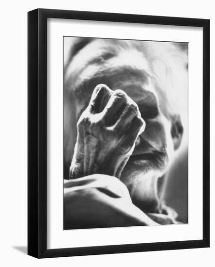 Old Woman Patient at the St. Louis Chronic Hospital-Grey Villet-Framed Photographic Print